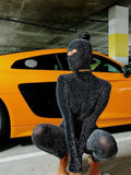 Kliou Shiny Outstanding Bodycon Hooded Jumpsuit Women Long Sleeve Sexy Backless Fashion Streetwear Skinny Slim Female