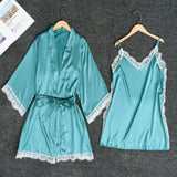 Stitling Elastic Lady Pyjamas Jersey With Pyjab Pajamas Set Solid Color Home