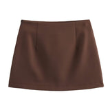 Women's 2025 Autumn Balloon Version Round-Neck Short Jacket + Mini Half-Bed Short Dress Two-Piece Set