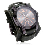 Men Watch Luxury Wristwatch Quartz Wristwatches Fashion Blue Glass Punk Style Mens Watches Relogio