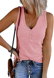 Women's Summer Breasoned Slim Knit Vest Solid Color V-Neck Sleeveless Top For Women-Outfit