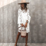 Summer New Women's Dress National Style Lace Temperament Small Scented