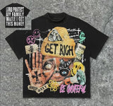 New T-Shirt Foreign Children's Series Before And After The Printing Round-Neck Short-Sleeved Direct Selling