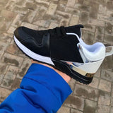 Sneakers 2020 Fashion Mixed Color Platform Sport Shoes Casual Breathable Suede Leather Running Walking Shoes Sneakers