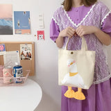 Luxury Designer Handbags 2020 New Cute Duck Women Shoulder Bag Casual Canvas Small Bag Large Capacity Conventional Hand