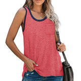 Women Tank Top Plus Size Elastic Sexy Summer Tank Tops Solid O Neck Off Shouled Casual White Tank