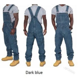 New Spring And Autumn Trend Men's Cowboys Evening Fashion Multi-Pocket Loose Solid Color Casual