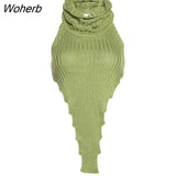 Puss Knitted Halter Sleeveless Tank Top Sexy Turtleneck Skinny Elastic Wild Elegant Basic Streetwear Summer Fashion Vest-Outfit