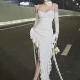 See Through Ruffles Tassels Fairy Dresses Flower Sexy Waist Wrapping Dress For Women Summer Beach Holiday Short Dressing-Outfit