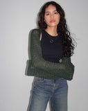 Woherb New Loose Lazy Wind Knit Cardigan Women With A Short Versatile Jacket Jacket Women-Outfit