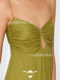 Women's Clothing Sexy Waist Temperament Big Swing Skirt Sling