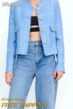 Women Spring Jackets Coats Fashion Sweet Single Breasted Veins Slim Female Elegant Street Jacket Outerwear Clothing-Outfit