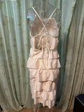 Woherb 2023 New Pure Desire Wind Sexy Temperament Sleeveless Design Sense Flounce Cake Skirt-Outfit