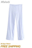 2023 Women Summer 2-Pieces Sets Casual Solid Linen Vests Coats and Trousers Female Elegant Street Two Suits Clothing-Outfit