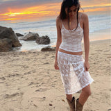 Lace Perspective Slings New Women's Decoration Body Fashion Vest In Summer
