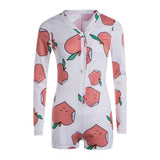 Sexy Women Bodysuit Long Sleeve Deep V Neck Bodycon Stretch Leotard Crop Top Button Short Romper Pajamas Women Jumpsuit