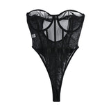 hirigin Sexy Bodysuit Women Lace Strapless Bodies For Women Female Bodys Overalls For Women Slim One Piece Bodycon Body