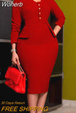 Sleeve Bodycon Dress African Dresses for Women 2023 Autumn Sexy Daily Elegant High Waist Bandage Robe Femme African Clothes-Outfit
