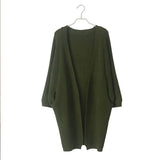 Women Winter Cardigan Long Sweater Autumn Bat Sleeve Knitted Sweater Jacket Long Sleeves Loose Ladies Sweaters Coat New