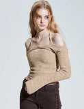 Halter Solid Short Vest and Cape 2 Pieces