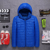 Down Jacket Women Warm Long Sleeve Ultralight Parka Coat Casual Windbreaker Hooded Duck Down Jacket Outwear Plus