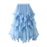 Net Yarn Cake Half-Dress In Long High-Waisted Thorny Fairy Dress Dress