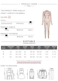 Kliou Sexy Mesh Jumpsuit Women Geometric Letter Print See Through Sheath Slim Overall Long Sleeve Turtleneck Party
