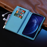 Case For iPhone 12 mini 12 11 Pro Max XR XS SE 2020 Bling Leather Wallet Cards Stand Flip Cover For 6 6s 7 8 Plus