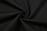 Kliou fashion tracksuit women turtleneck full sleeveless crop top+leggings matching set stretchy sporty fitness casual