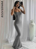 Strap Backless Long Maxi Dresses Party Club Vacation Outfits for Women Sexy Casual Summer Dress 2022 Wholesale
