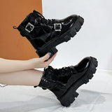 2021 New Fashion Winter Women Boots Warmth Platform Ankle Boots Ankle Women Casual Booties Round Toe Women's Shoes Botas