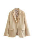 2023 Women Spring Pant Suits 2-Pieces Sets Fashion Vests Blazers Coats and Trousers Female Street Two Suit Clothing-Outfit