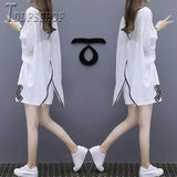 Plus Size Europe Women Sets Blouse and Shorts Casual Female