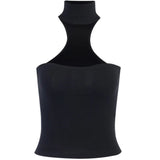 sexy tube tops for women summer sleeveless black slim halter clubwear backless tank tops female 2020 streetwear