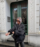 Autumn And Winter Men And Women With The Same Loose Zip Cotton Flying Jacket Women Ins Small Fragrant Style Baseball