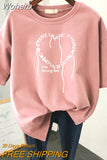 Oversized T Shirts 100% Cotton Plus Size T Shirt Summer Top Tees Heart Printed O Neck L-6XL Short Sleeve Tshirt Women-Outfit
