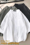 Cotton Shirt Spring Autumn 2023 Women Fashion White Top Korean Fashion Office Clothes Kpop Clothes Elegant Tunic for Man-Outfit