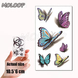 Water Transfer Tattoo Skull Cyclops Pirate Tattoo Body Art Waterproof Temporary Fake Flash Tattoo for Man Woman Kid