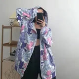 Thin Hoodies Cool Kpop Women Men Harajuku Sweatshirts Bears Printed Hoodie Pocket Casual Pullovers Tops Kawaii