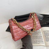 Retro Casual Women's Totes Shoulder Bag Fashion Exquisite Shopping Bag PU Leather Chain Handbags for Women 2021 Free