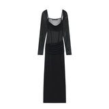 Sexy Spice Girls Sling Dresses 2025 Summer New French Vintage Retender