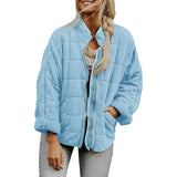 Autumn Winter Jacket Women 2022 Thick Warm Parkas Casual Pocket Cotton Padded Coat Female Vintage Oversized Loose