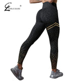 Bronzing Leggings Push Up High Waist Fitness Leggins Mujer Casual Workout Sporty Legging