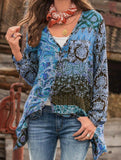 Stylish Unique Long Sleeve V-neck