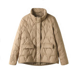 Winter Ultra Light Down Coat Women 90% White Duck Down Jacket Short Windproof Clothes Stand Collar Female Puffer
