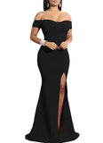 Formal Sweetheart Slit Evening