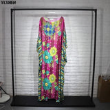 Set Dress African Dresses for Women 2023 Fall Clothes Long Maxi Dress Christmas Boubou Robe Femme With Elastic Inner-Outfit