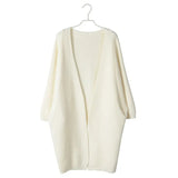 Women Winter Cardigan Long Sweater Autumn Bat Sleeve Knitted Sweater Jacket Long Sleeves Loose Ladies Sweaters Coat New