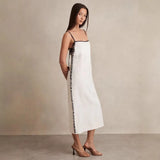New Women's Fashion Temperament Cross V-Neck Bat Pack Hip Knitted