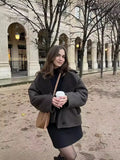 Women's 2025 Spring And Autumn New Casual Fur One-Bried Double-Sided Jacket Jacket